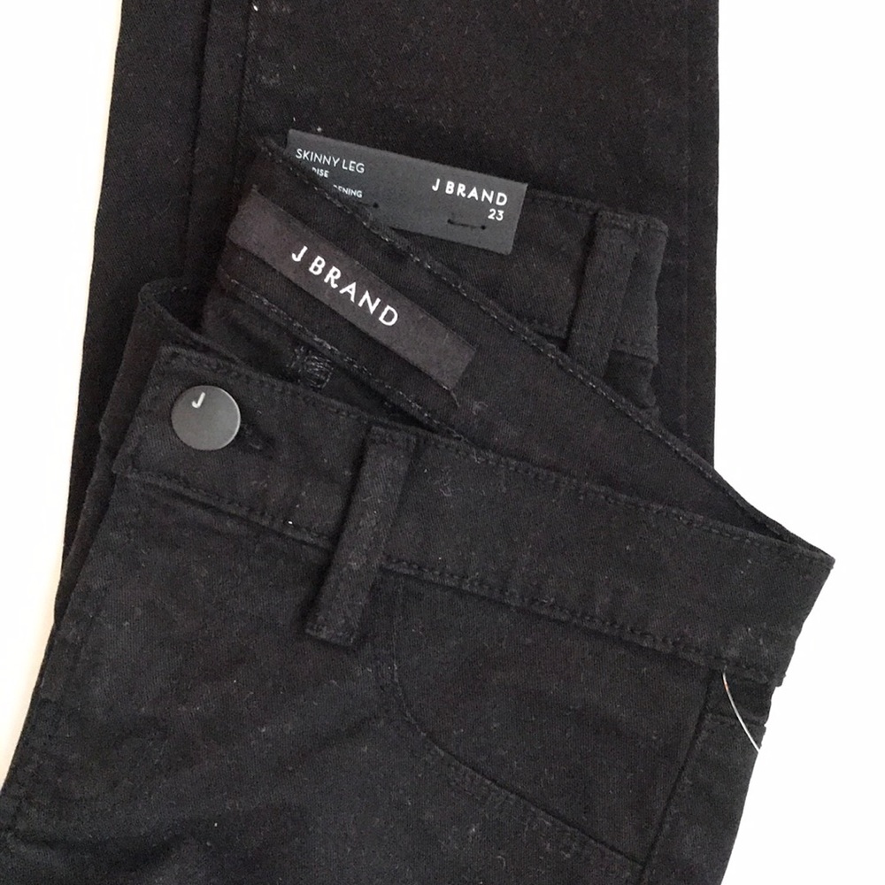 J BRAND SKINNY BLACK JEAN